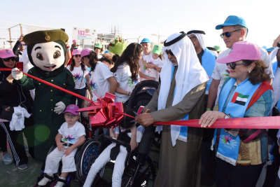 Sheikh Nahyan Bin Mubarak Sponsors & Participates in Rare Diseases Rally