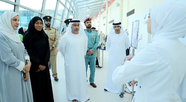 Dubai Civil Defense participates in the " With My Determination I Innovate" exhibition to support people of determination