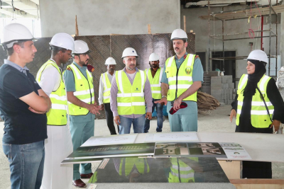 Brig.Jamal  Almuheri Conducts Site  Visit Customers Happiness Centre Project