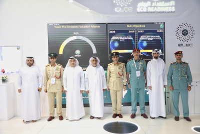 Dubai Civil Defense showcases their latest innovations in preparedness and sustainability at GITEX 2023 in Dubai