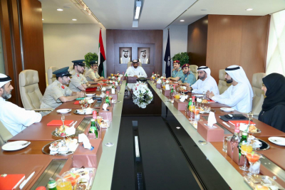 AlMatrooshi, AlMansoori Discuss Cooperation and Exchange Experience in Fires Investigations