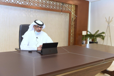 During Remote working Experience Assessment Meeting  Gen. Al Matrooshi Declares: DCD Achieves Excellence, Success by Applying Infrastructure Digital System