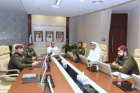 العميد خبير علي المطوع يبحث خطط تأمين فعاليات كأس دبي العالمي 