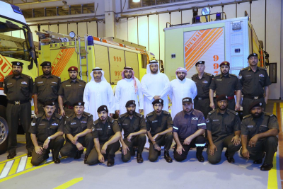 Brig. Rashid Albufalasah, Col. Ali Almutawaa Attend Iftar Banquet at Martyrs Fire station