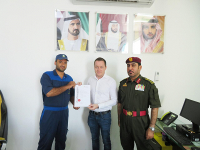 Col. Sulaiman AlBloushi Delivers Certificates to Modern Maintenance Course Participants