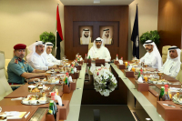 Gen. ALMatrooshi Presides UAE Regional Civil Defense Departments Routine Meeting 