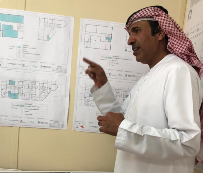 ضمن خطط تطوير البنية التحتية للدفاع المدني اللواء المطروشي يتفقد سير العمل في نقطة إطفاء جميرا