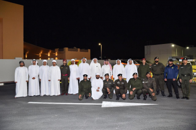 Brig. Bu ALFlasa, Col. Expert ALMutawaa Attend Nad Alshiba Fire Station Celebration to mark 48th UAE National Day