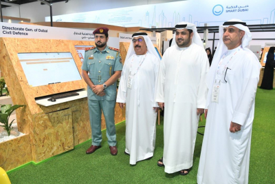Excellency Mohammed Ahli visits DCD&#039;S Stand at GITEX 2018
