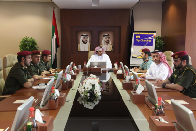 Gen.ALMatrooshi Chairs Fire and Rescue Sector Development Council, Reviews Firefighters Smart Training Program