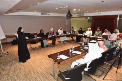 In the Presence of Brig. Bin Aadid Himma Hatta ALQimma Team Reviews Government Services and Digital Government
