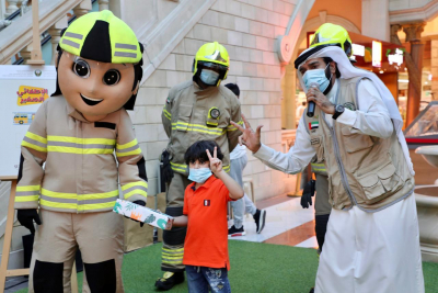 DCD Draws Smile on Junior Firefighter’s faces at DSF