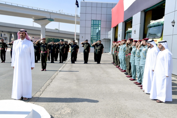 بمشاركة اللواء خبير راشد ثاني المطروشي .. أداء مراسم ذكرى يوم الشهيد في الدفاع المدني بدبي