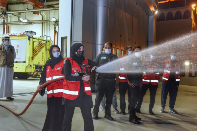 DCD concludes the basic course of training on civil defense Vehicles and equipment for volunteers in Sanid