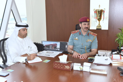 In line with DCD'S Trends towards Green Buildings, Brig. Jamal Almuheiri Chairs a Meeting with Carbon Centre for Photovoltaic Panels Installation