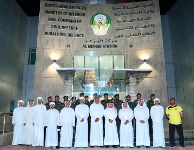 As A Part of the Social Understanding Program  Gen.AlMatrooshi Attends Ranadan Iftar Banquet at AMazher Fire centre