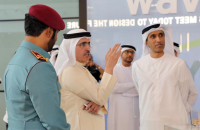 Honorable Abdullah Al Basti, Hon’able Saeed Al Tayer and Excellency Sami Al Qamzi Visit DCD’s Pavilion at Innovation Exhibition