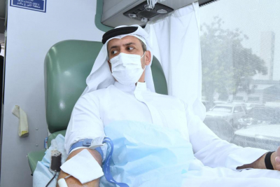 بالتعاون مع وزارة الصحة ووقاية المجتمع، الدفاع المدني بدبي ينظم مبادرة (فزعتكم بدمكم) للتبرع بالدم 